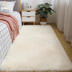 Silk Wool Bedside Blanket Rug