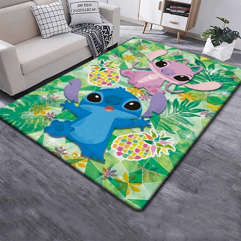 Disney Stitch 3D Cartoon Carpet