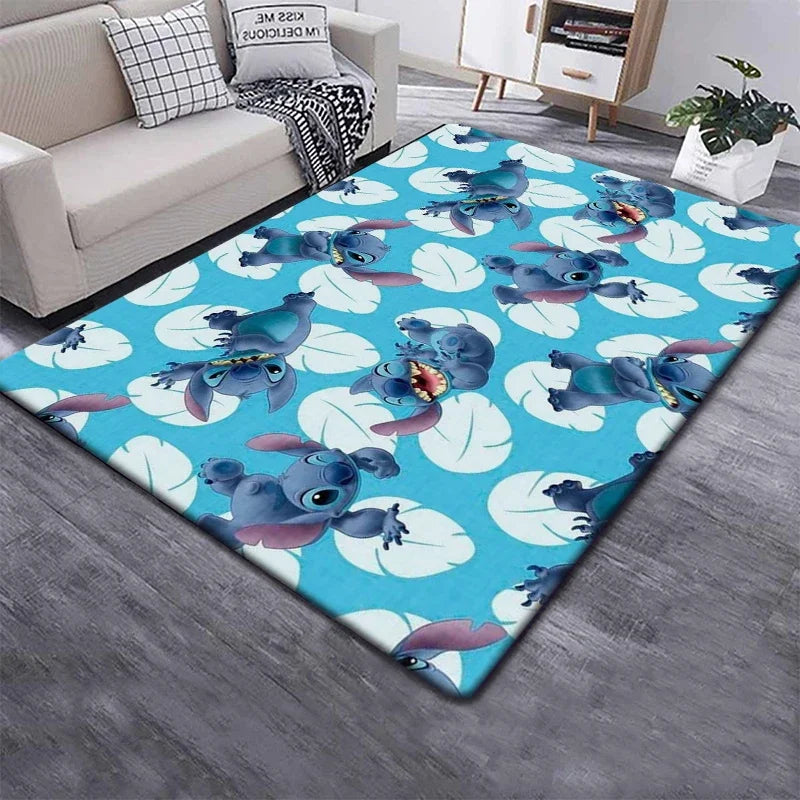 Disney Stitch 3D Cartoon Carpet