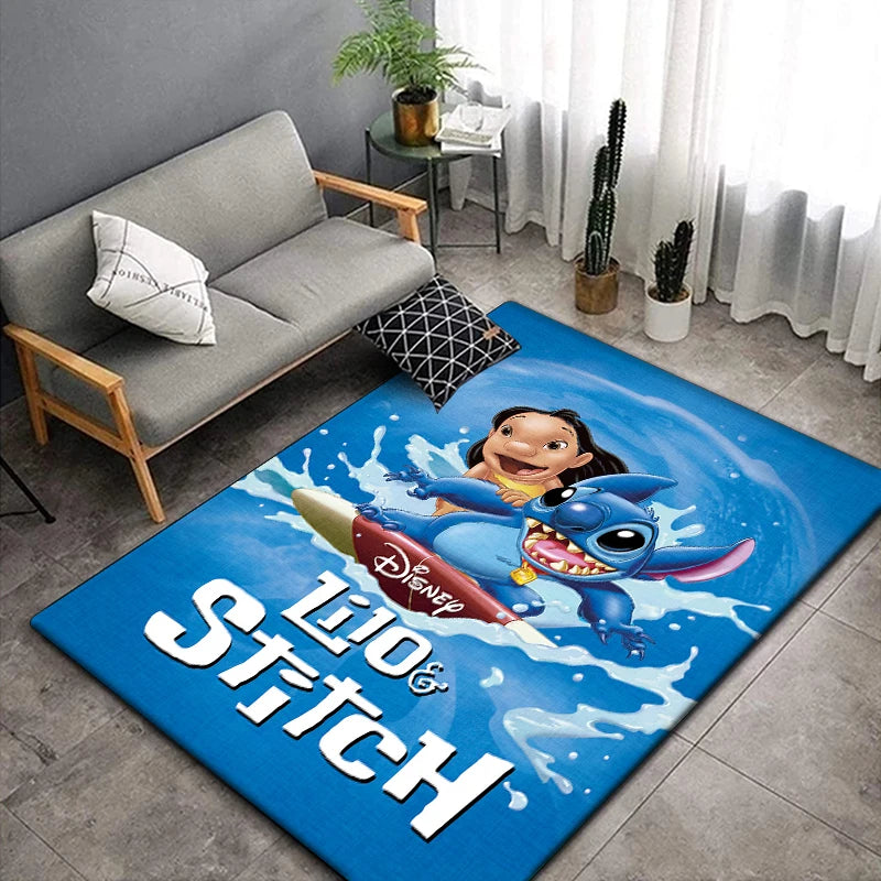 Disney Stitch Cartoon Area Rug