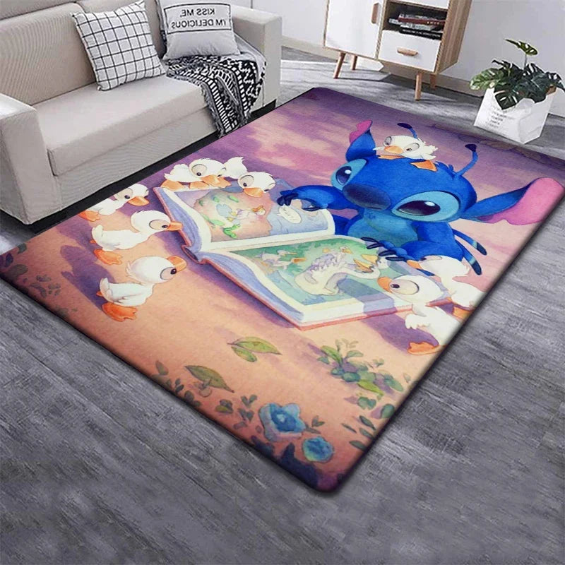 Disney Stitch 3D Cartoon Carpet