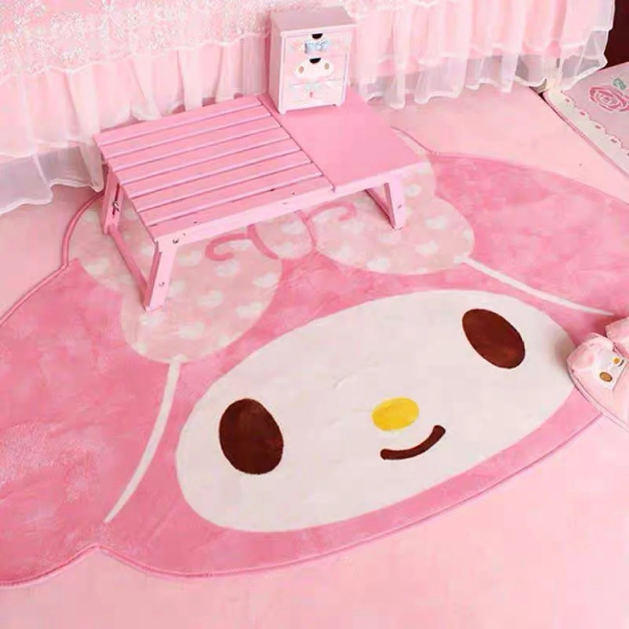 Kawaii My Melody Cartoon Floor Mat