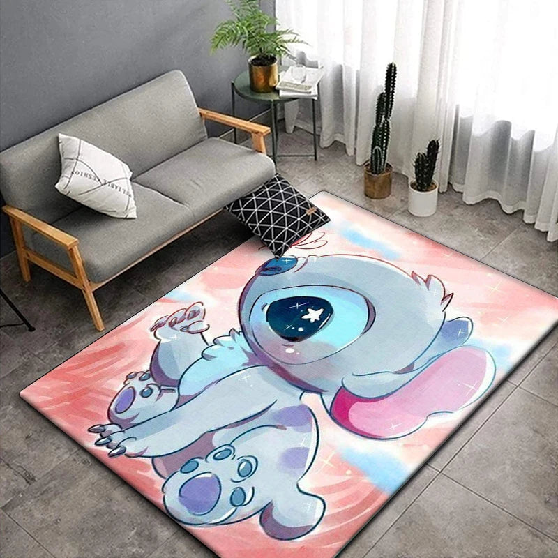 Disney Stitch Cartoon Area Rug