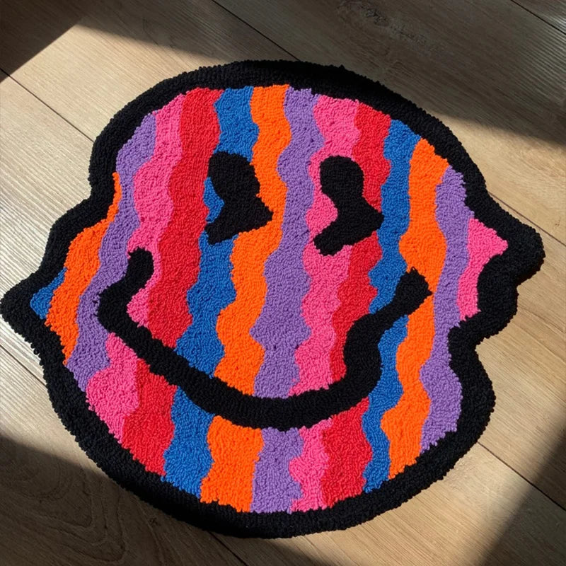 Twisted Smiling Plush Handmade Rug