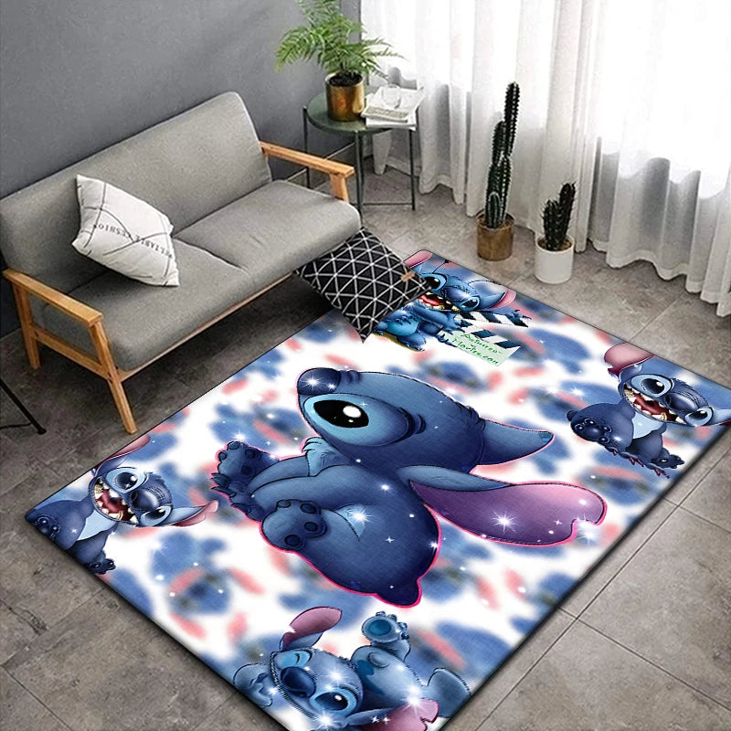 Disney Stitch Cartoon Area Rug