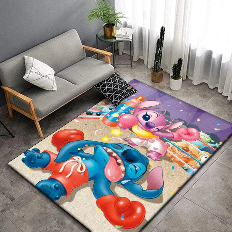 Disney Stitch Cartoon Area Rug