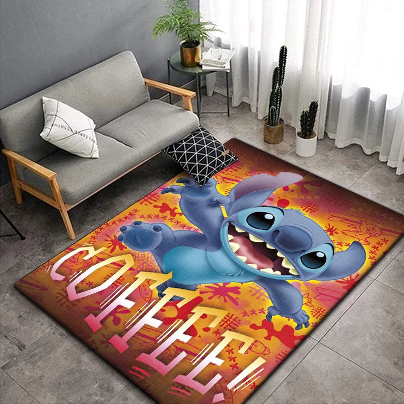 Disney Stitch Cartoon Area Rug