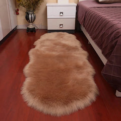 Plush Soft Sheepskin Bedroom Rug