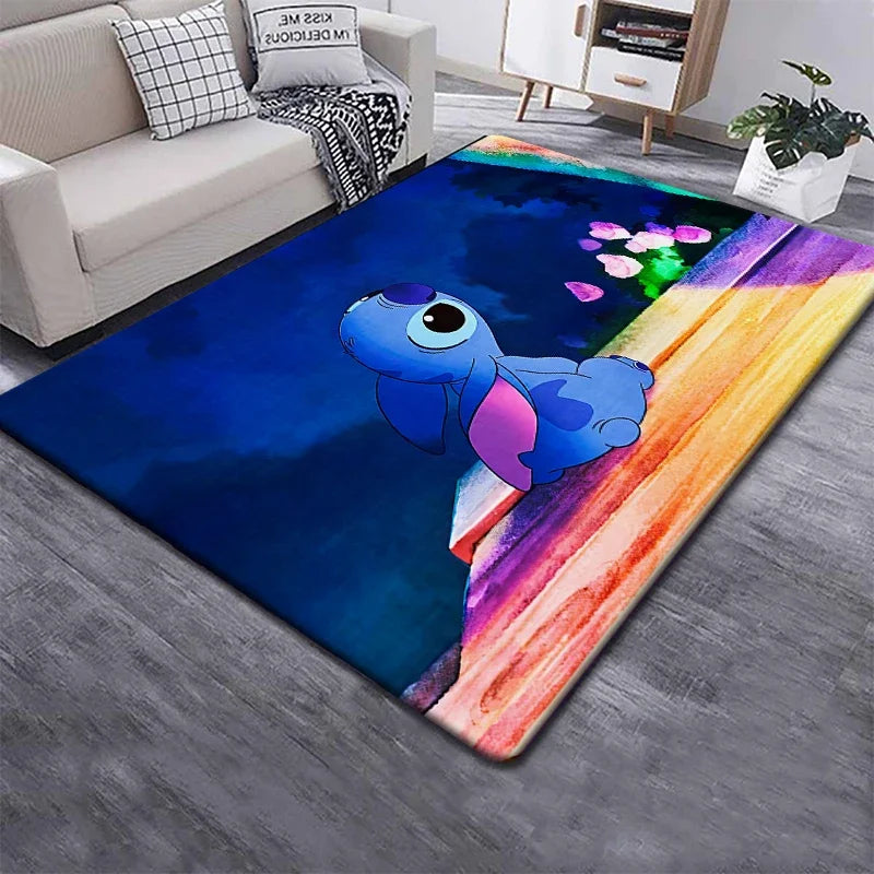 Disney Stitch 3D Cartoon Carpet