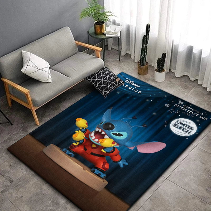 Disney Stitch Cartoon Area Rug