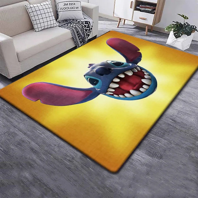 Disney Stitch 3D Cartoon Carpet