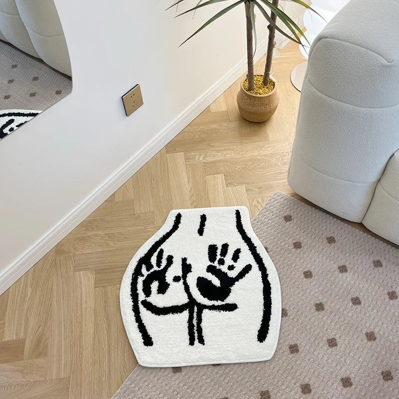 Plush Non-Slip Ass Butt Carpet