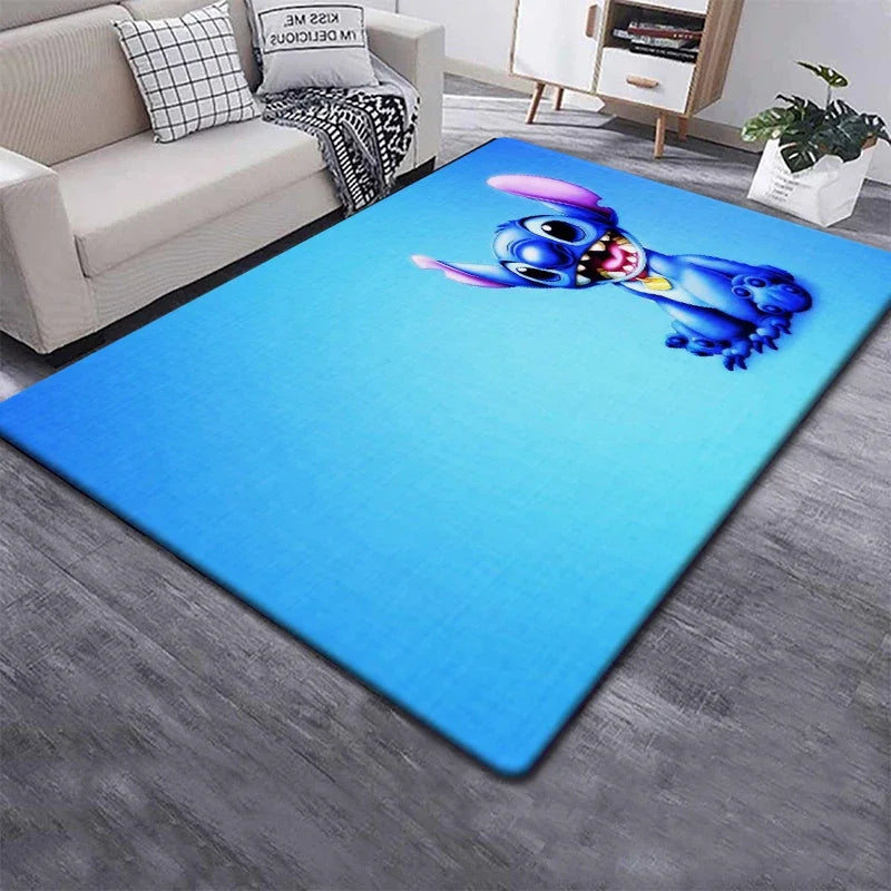 Disney Stitch 3D Cartoon Carpet