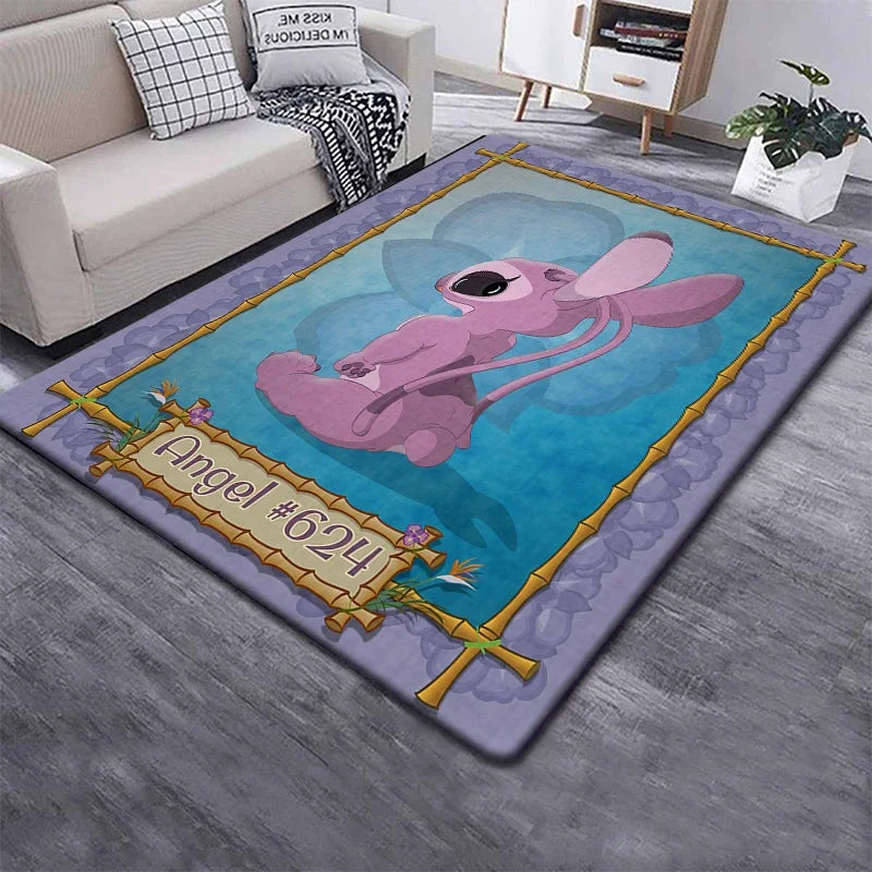 Disney Stitch 3D Cartoon Carpet