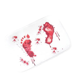 Blood Print Flannel Doormat